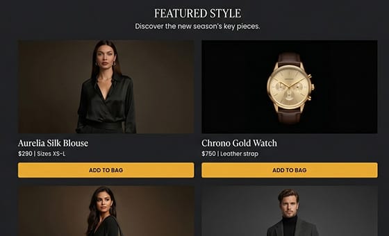 Premium Shopify ecommerce website