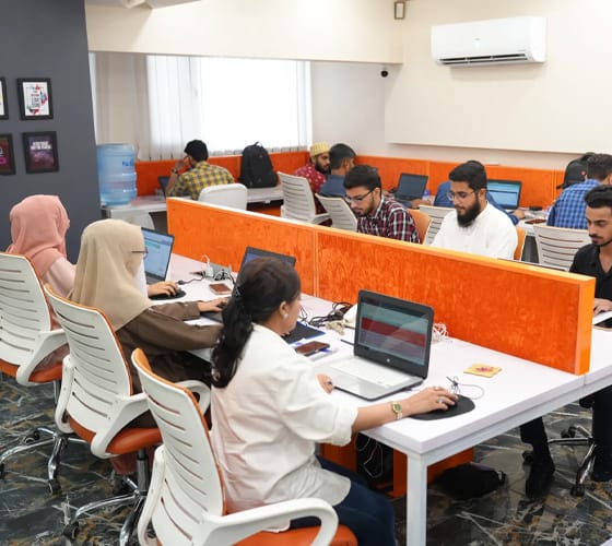 Creative design studio working on brand